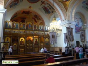 Interiér řecko-katolického kostela