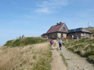 chata Puchatka (1228 m) na Polonině Wetlińska