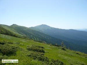 Pohled na hřeben pohoří Černá Hora