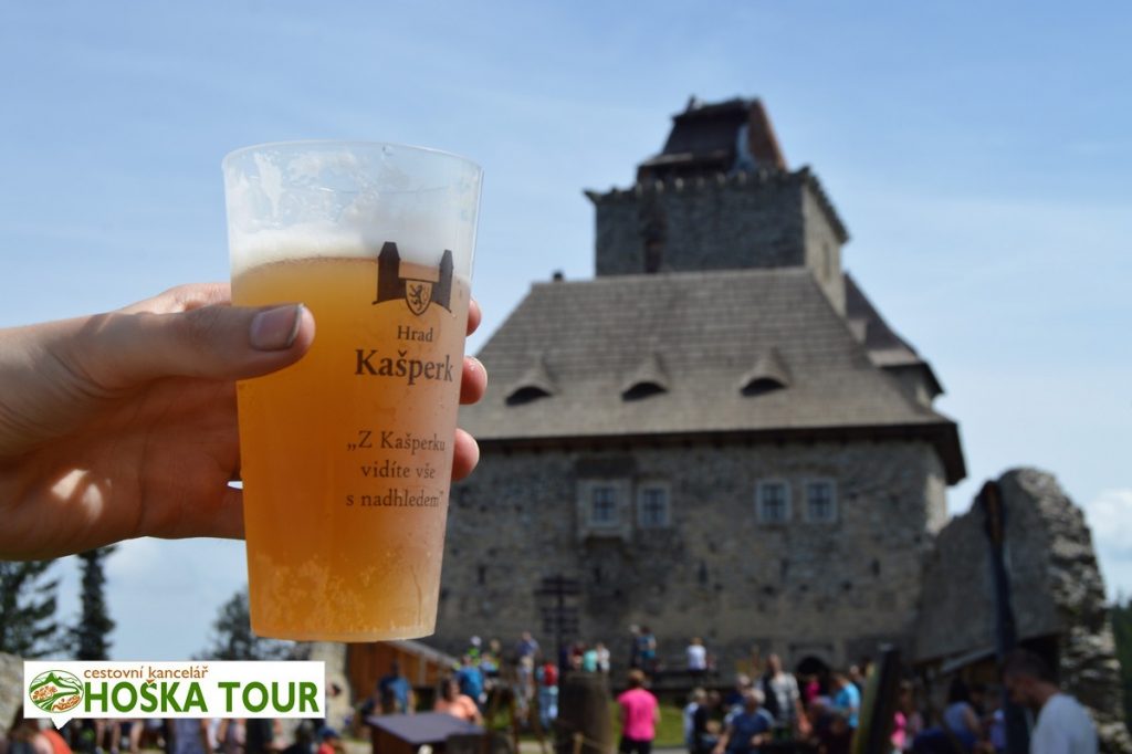 Pivo na hradě Kašperk