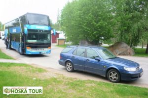 Náš autobus a švédský Saab