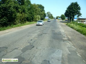 Stav silnice do Solotviny