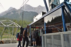 Turistika v okolí Zugspitze - lanovka na Zugspitzi
