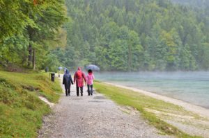 Turistika v okolí Zugspitze - jezero Eibsee