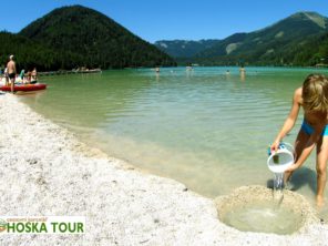 Jezero Erlaufsee v Rakousku