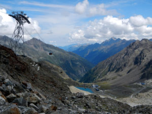 Lanovkou z Top of Tyrol do údolí
