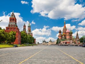 Moskva - Rudé náměstí a Chrám Vasilije Blaženého