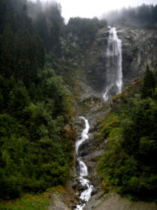 Vodopád Mischbach Wasserfall