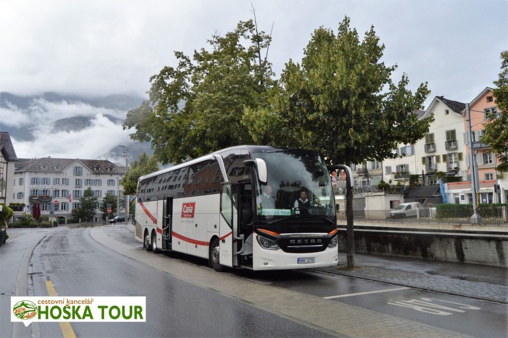 Autobus ve městě Chur