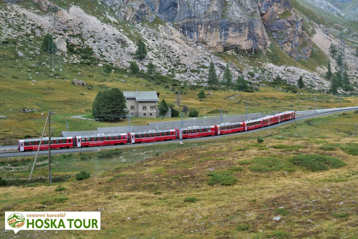 Berina Express - horské vlaky ve Švýcarsku