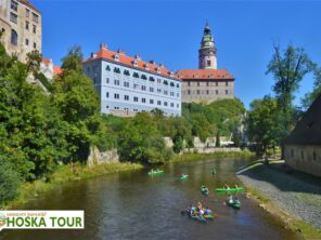 Český Krumlov - Vltava pod zámkem