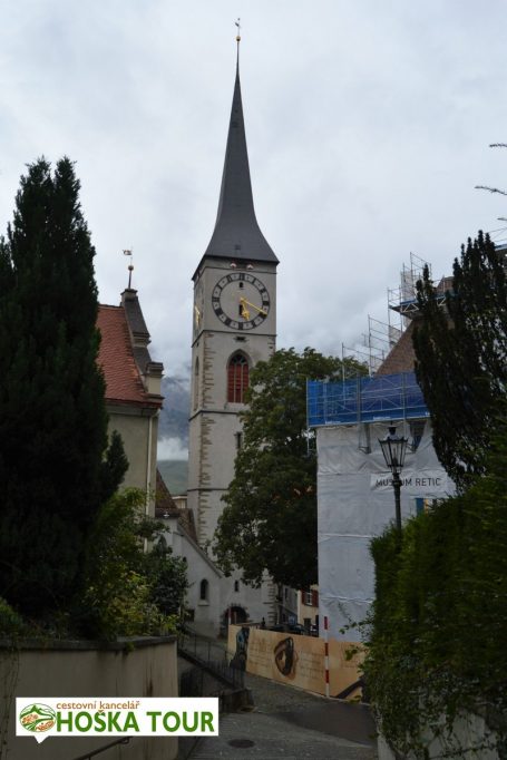 Chur - věž kostela sv. Martina