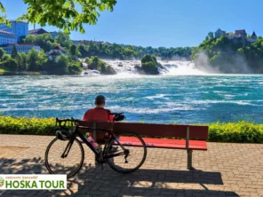 Cyklistika u Rýnských vodopádů - Bodamské jezero na kole