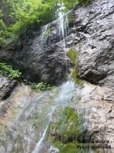 Vyšný vodopád na Sokolie dolině