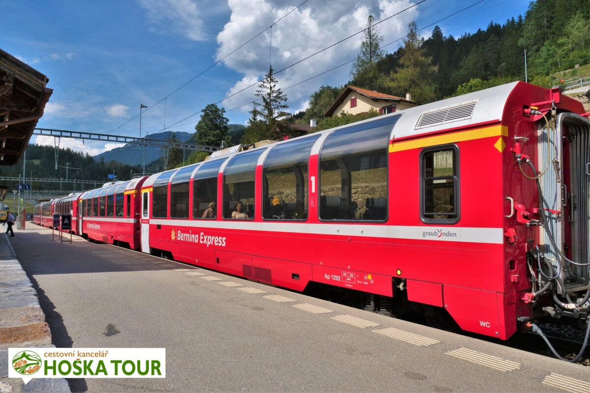Souprava vlaku Bernina Express