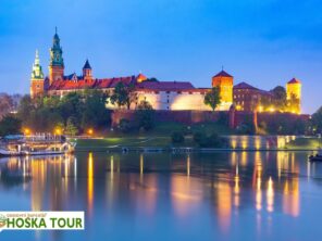 Večerní hrad Wawel - adventní zájezdy do Krakova