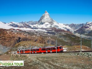 Železnice Gornergrat Bahn v Zermattu - poznávací zájezdy do Švýcarska