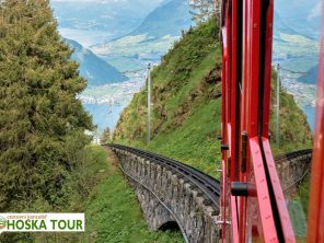 Železnice na horu Pilatus - zájezdy s turistikou do Švýcarska