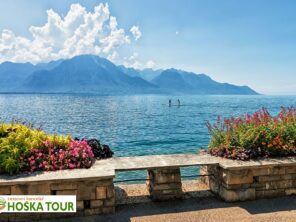 Ženevské jezero v Montreux - zájezdy vlakem a letecky do Švýcarska